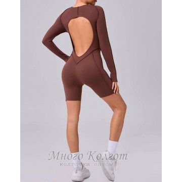 Гладкий комбінізон Shorts Body Crop top Skin model 78